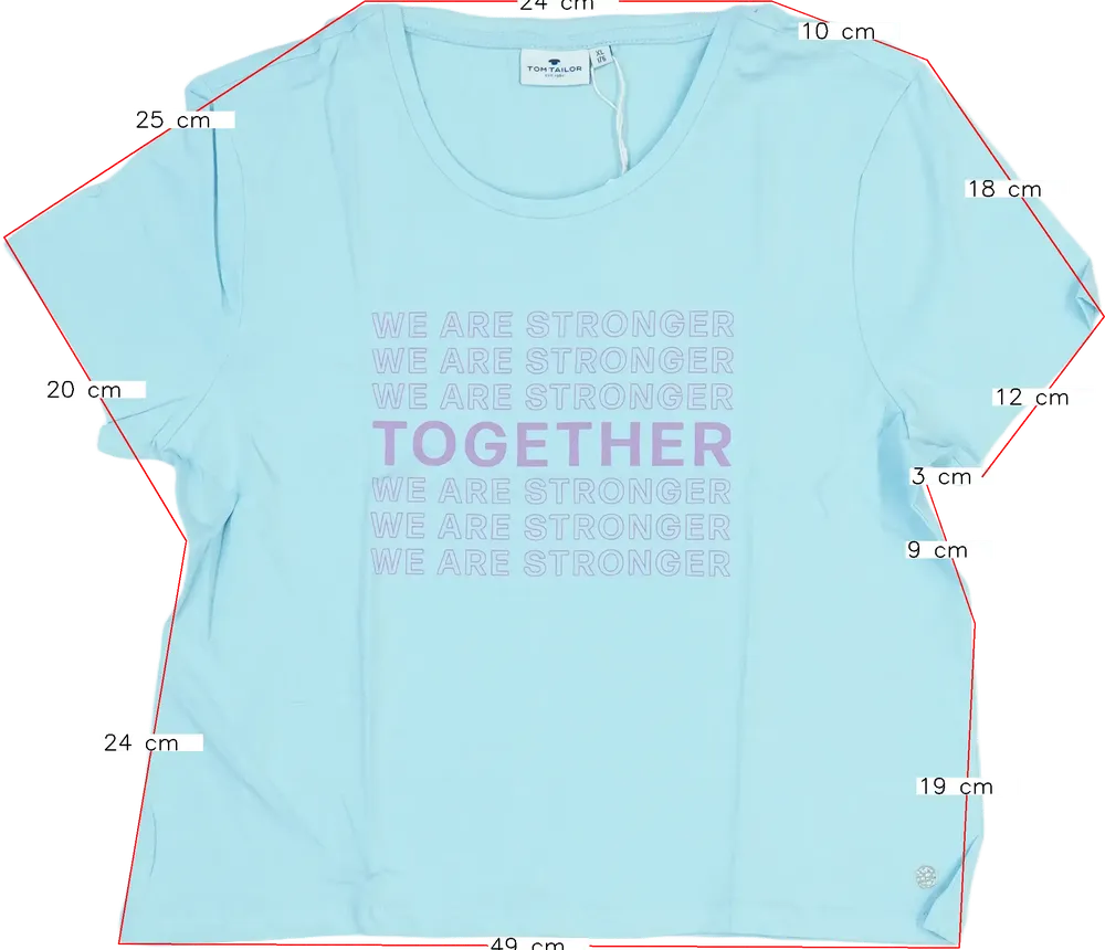 Kék Tom Tailor Póló EU 176 / UK 16 év / US XL