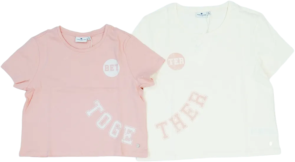 Rózsaszín Tom Tailor Póló EU 152 / UK 12 év / US 12 év/L