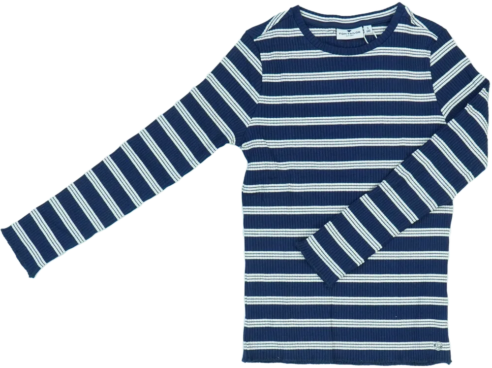 Kék Tom Tailor Hosszú ujjú felső EU 140 / UK 10 év / US 10 év/L