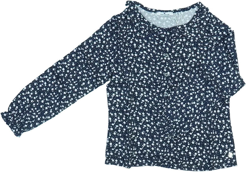 Fekete Tom Tailor Blúz EU 122 / UK 7 év / US 7 év/M