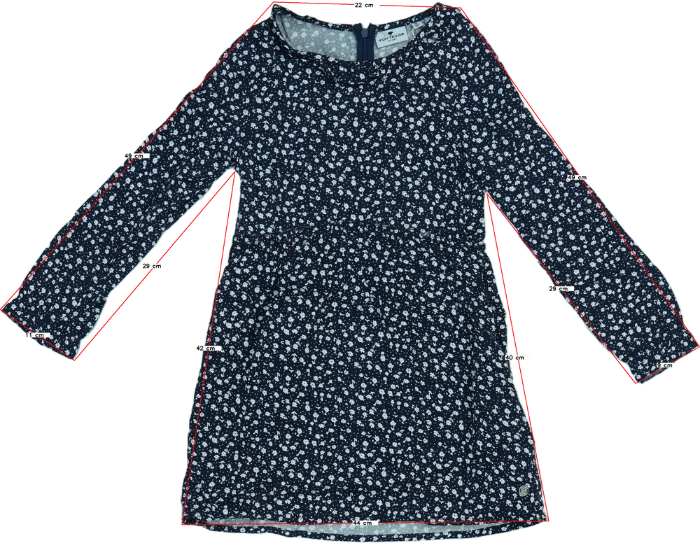 Kék Tom Tailor Ruha EU 122 / UK 7 év / US 7 év/M