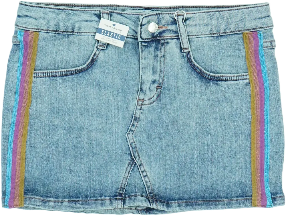 Kék Tom Tailor Szoknya EU 140 / UK 10 év / US 10 év/L