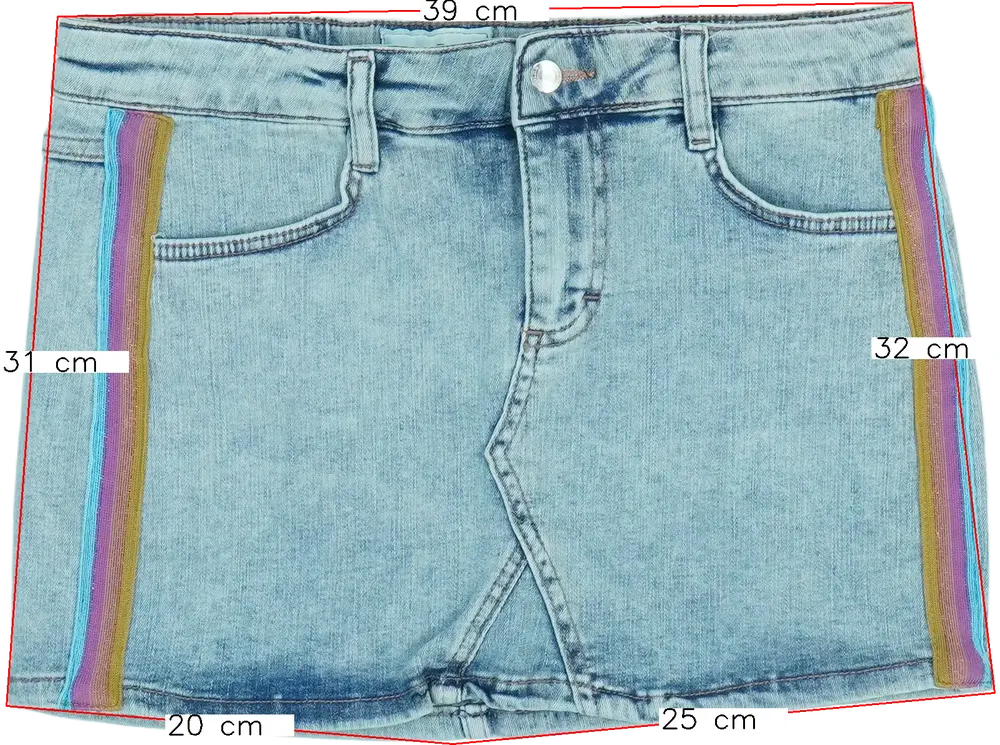 Kék Tom Tailor Szoknya EU 164 / UK 14 év / US 14 év/XL