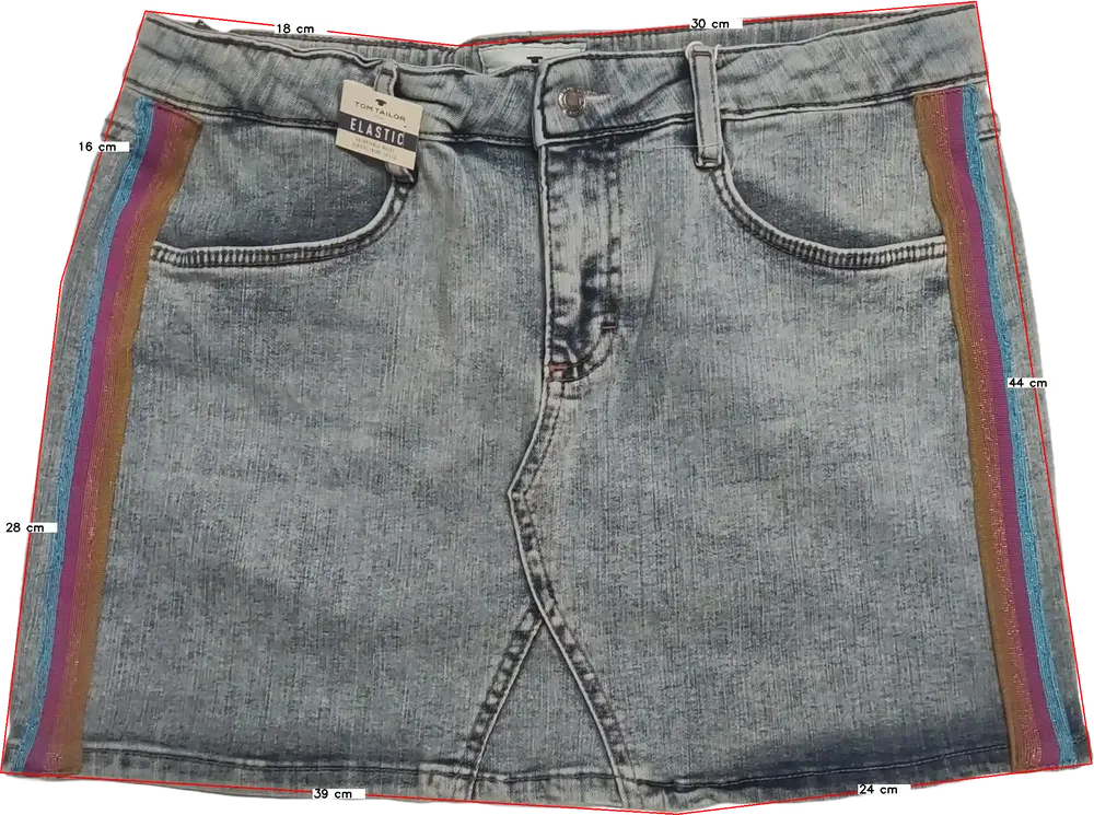 Kék Tom Tailor Szoknya EU 152 / UK 12 év / US 12 év/L