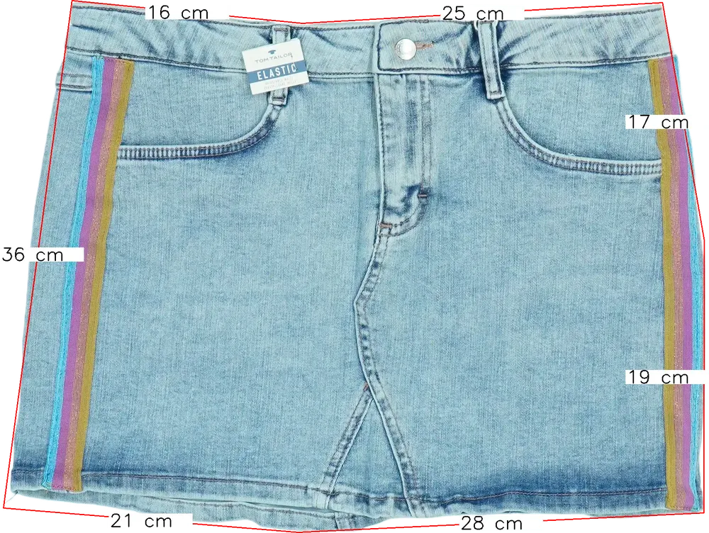 Kék Tom Tailor Szoknya EU 176 / UK 16 év / US XL