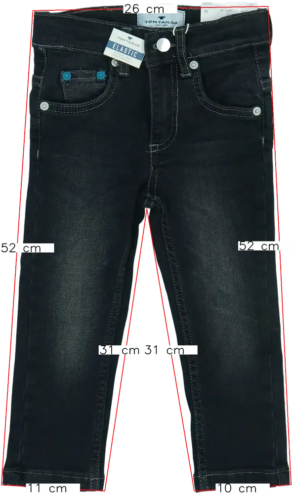 Fekete Tom Tailor Farmernadrág EU 92 / UK 2 év / US 2T