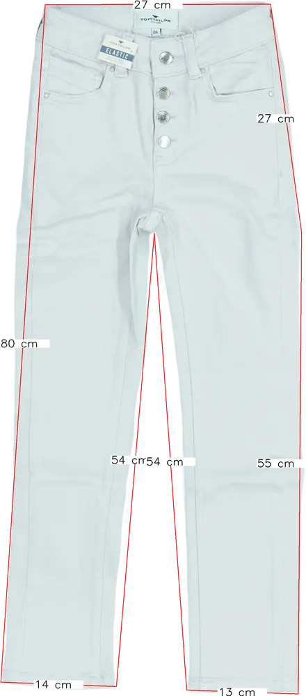 Rózsaszín Tom Tailor Farmernadrág EU 134 / UK 9 év / US 9 év/L