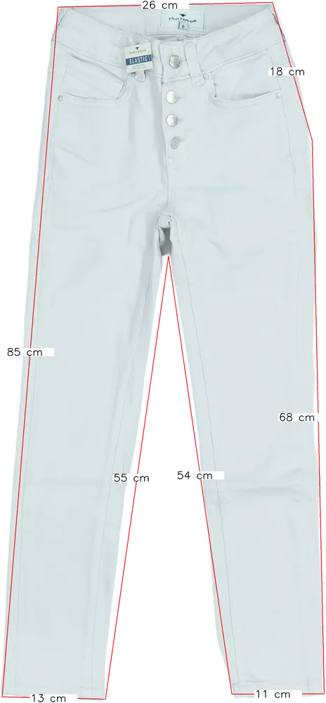 Rózsaszín Tom Tailor Farmernadrág EU 140 / UK 10 év / US 10 év/L