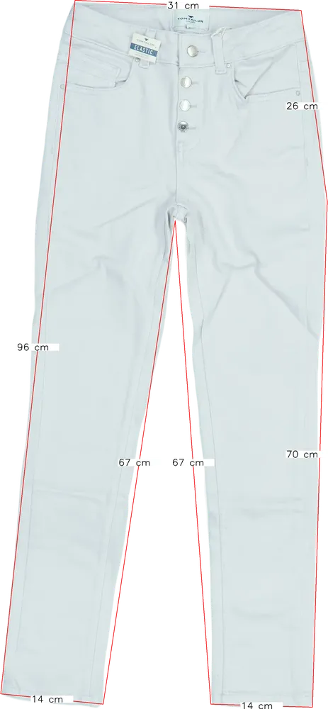 Rózsaszín Tom Tailor Farmernadrág EU 158 / UK 13 év / US 14 év/XL