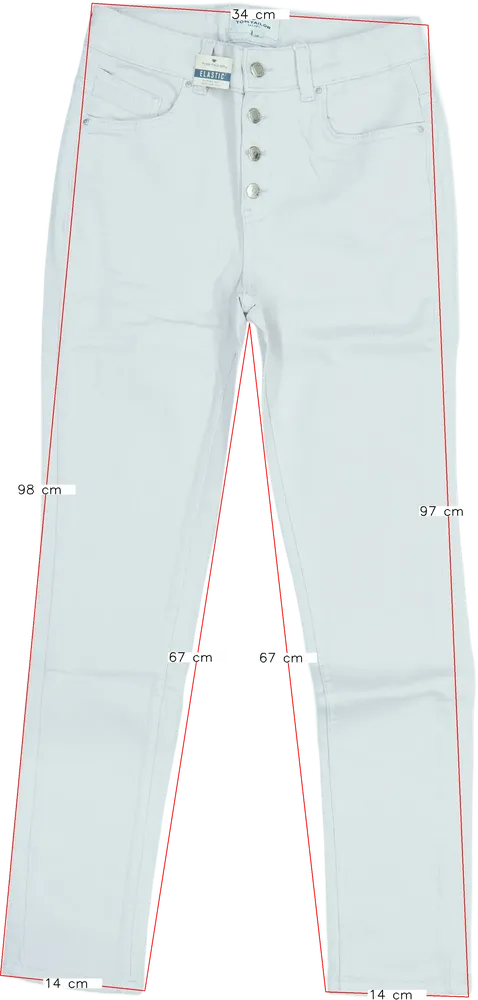 Rózsaszín Tom Tailor Farmernadrág EU 164 / UK 14 év / US 14 év/XL