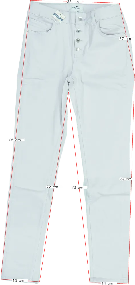 Rózsaszín Tom Tailor Farmernadrág EU 176 / UK 16 év / US XL