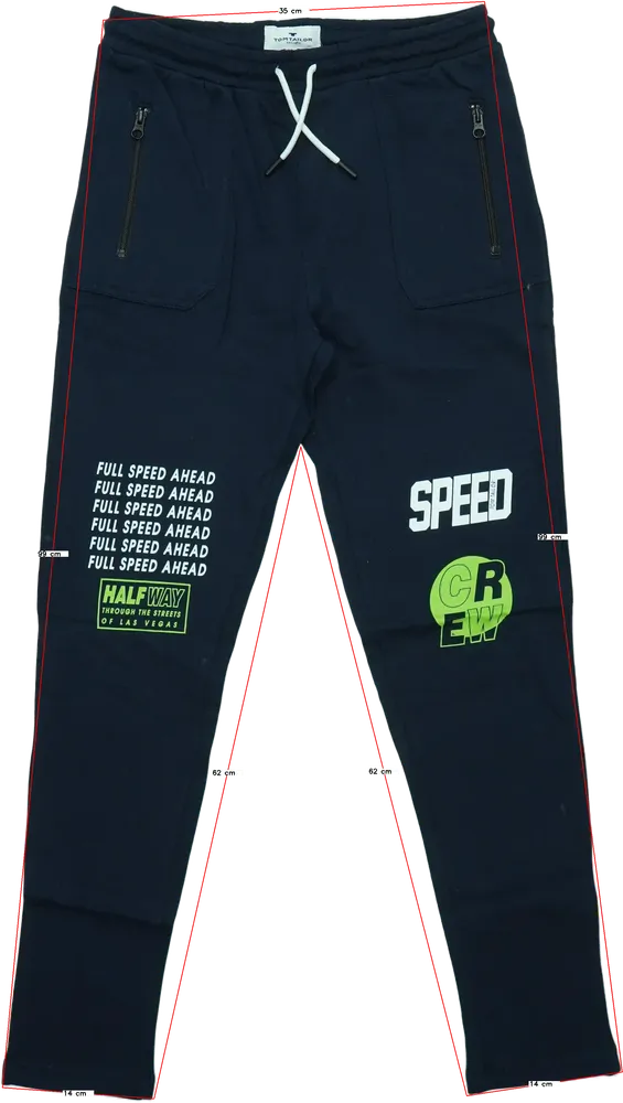 Kék Tom Tailor Melegítőnadrág EU 164 / UK 14 év / US 14 év/XL