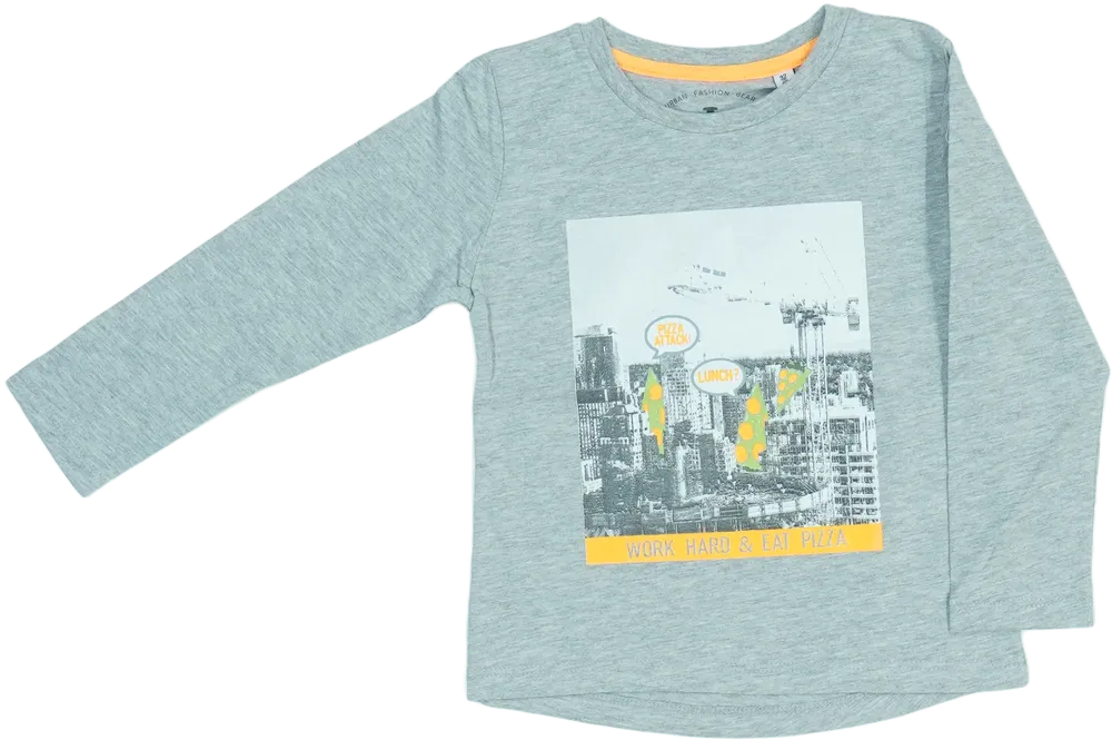 Szürke Benetton Hosszú ujjú felső EU 98 / UK 3 év / US 3T