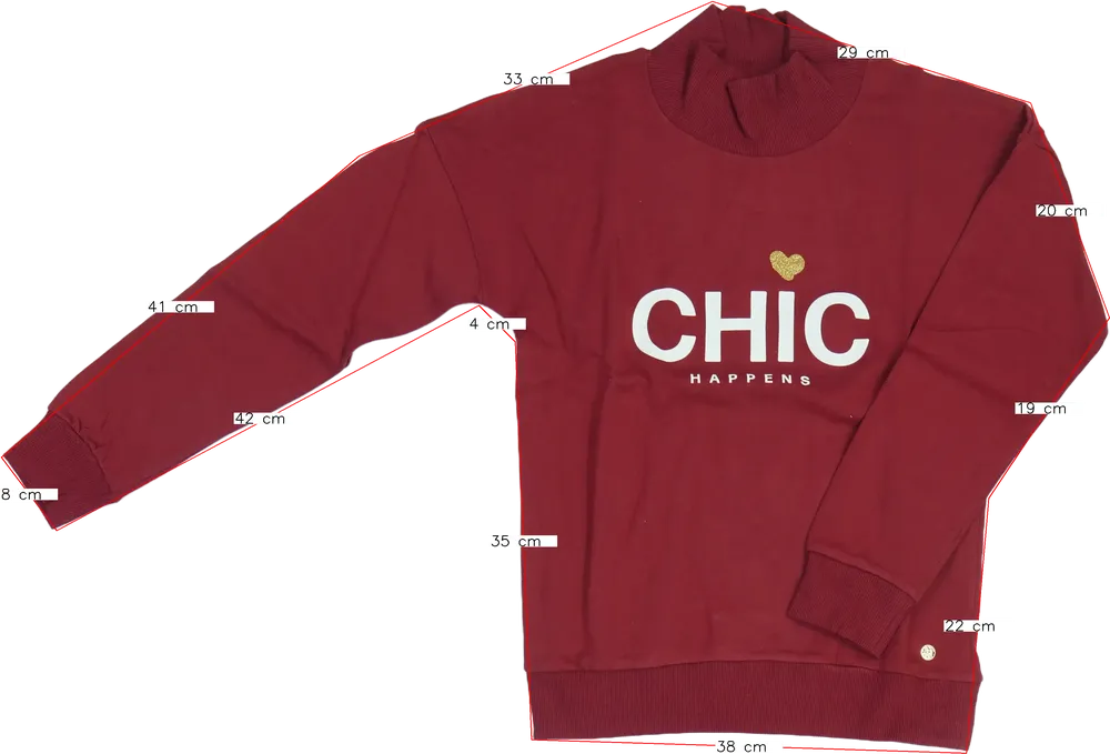 Bordó Tom Tailor Pulóver EU 164 / UK 14 év / US 14 év/XL