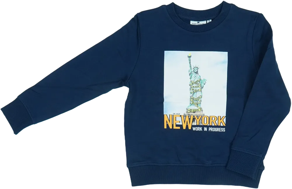 Kék Tom Tailor Pulóver EU 122 / UK 7 év / US 7 év/M