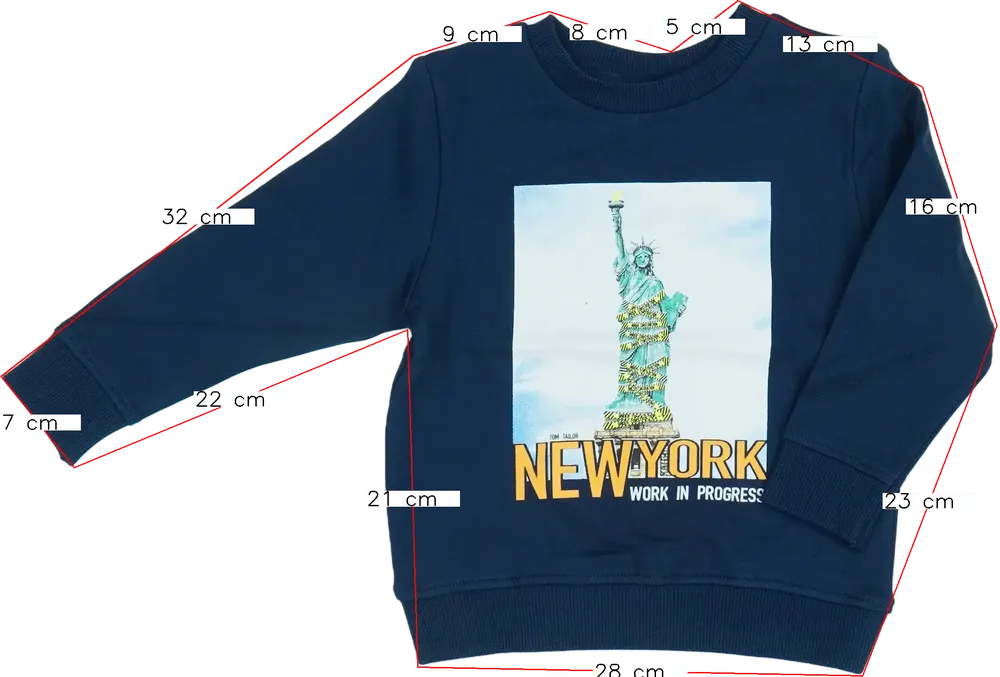 Kék Tom Tailor Pulóver EU 98 / UK 3 év / US 3T