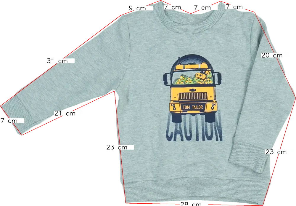 Szürke Tom Tailor Pulóver EU 98 / UK 3 év / US 3T