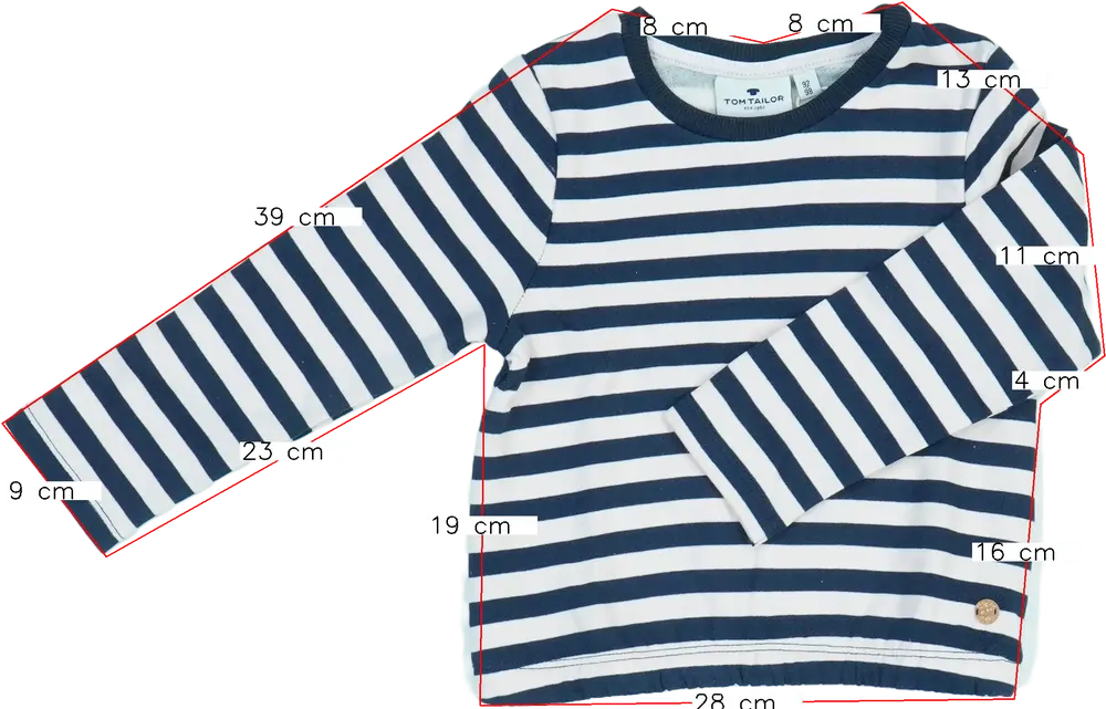 Fehér Tom Tailor Pulóver EU 98 / UK 3 év / US 3T