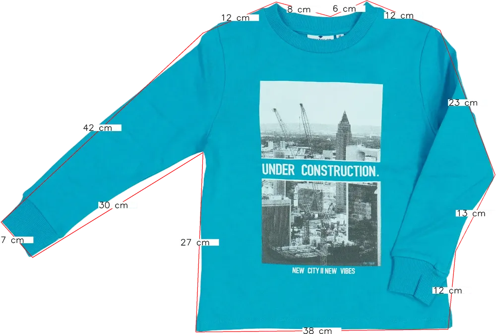 Kék Tom Tailor Pulóver EU 122 / UK 7 év / US 7 év/M