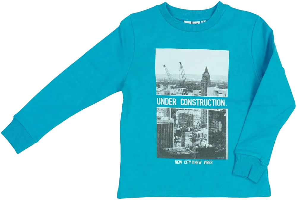 Kék Tom Tailor Pulóver EU 122 / UK 7 év / US 7 év/M