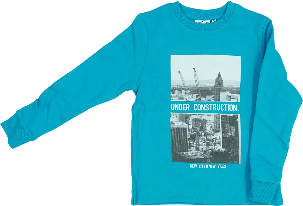 Kék Tom Tailor Pulóver EU 134 / UK 9 év / US 9 év/L