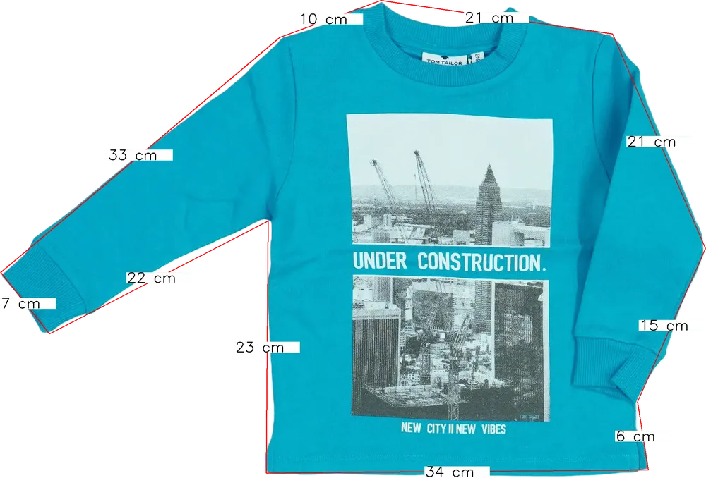 Kék Tom Tailor Pulóver EU 98 / UK 3 év / US 3T