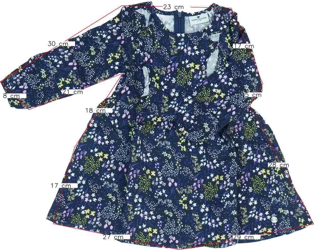 Kék Tom Tailor Ruha EU 98 / UK 3 év / US 3T