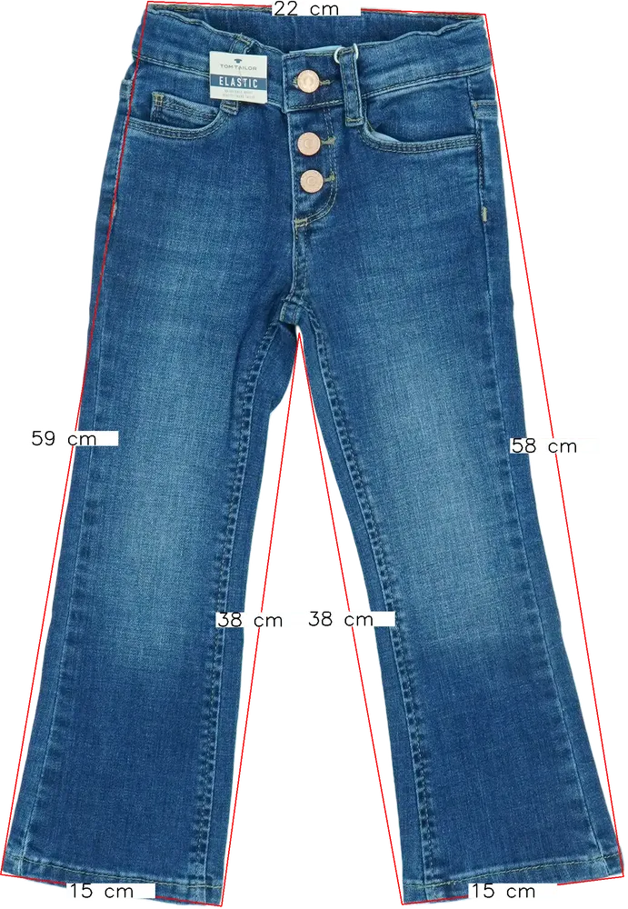 Kék Tom Tailor Farmernadrág EU 104 / UK 4 év / US 4T/XS