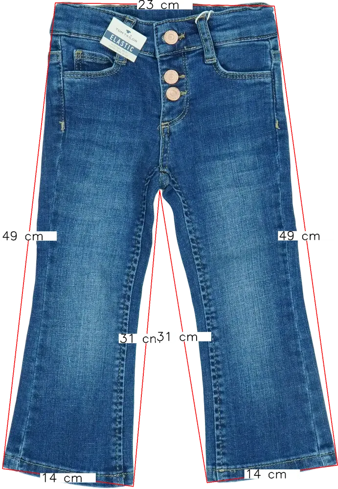 Kék Tom Tailor Farmernadrág EU 92 / UK 2 év / US 2T