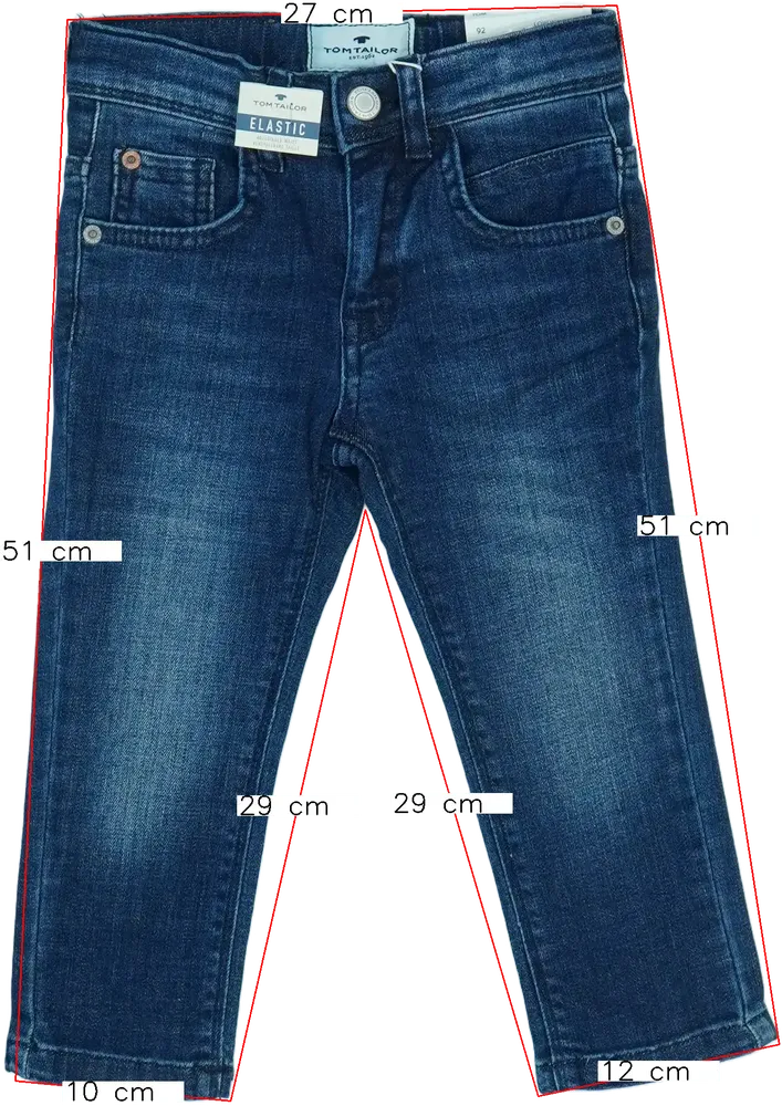 Kék Tom Tailor Farmernadrág EU 92 / UK 2 év / US 2T