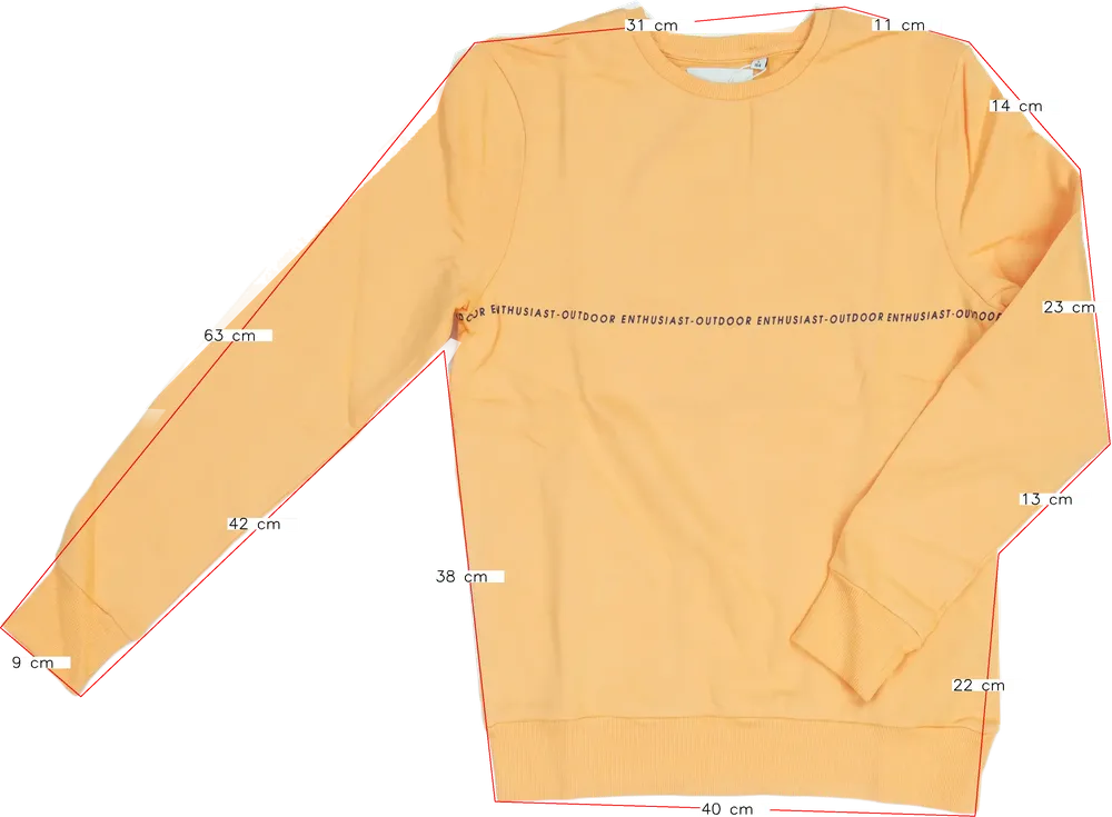 Sárga (narancs) Benetton Pulóver EU 164 / UK 14 év / US 14 év/XL