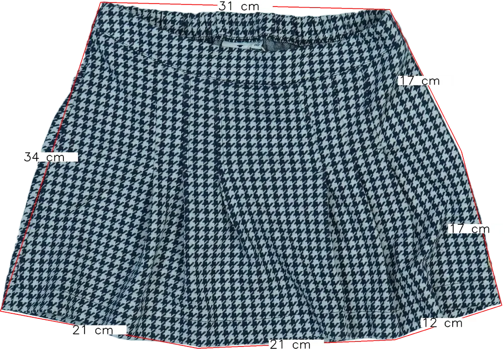 Kék Tom Tailor Szoknya EU 140 / UK 10 év / US 10 év/L