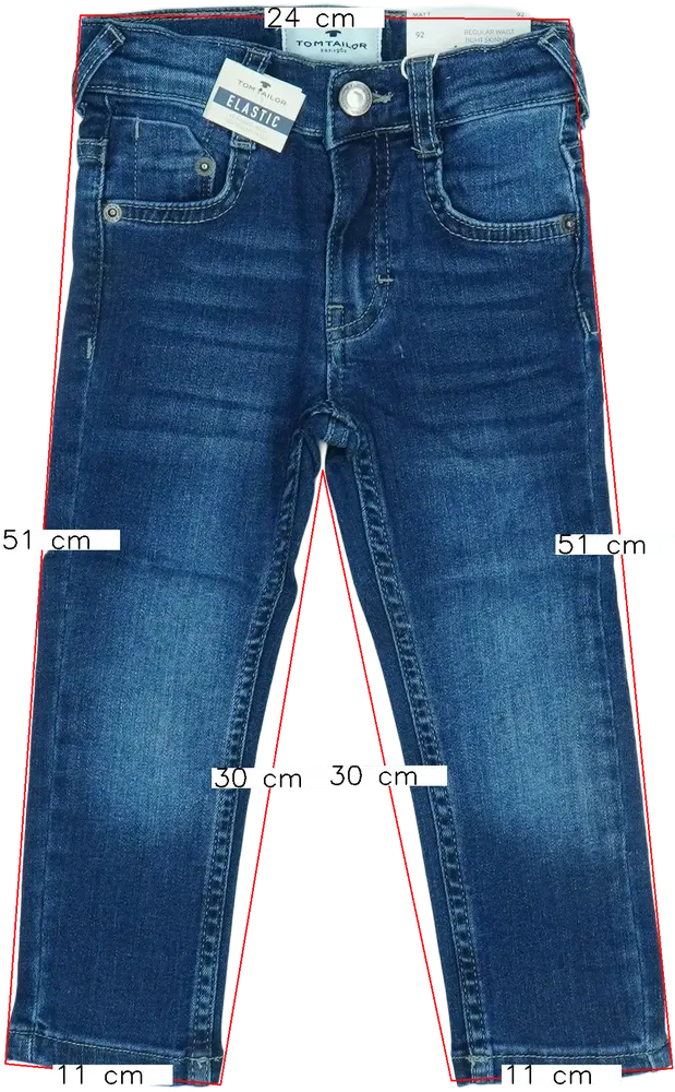 Kék Tom Tailor Farmernadrág EU 92 / UK 2 év / US 2T