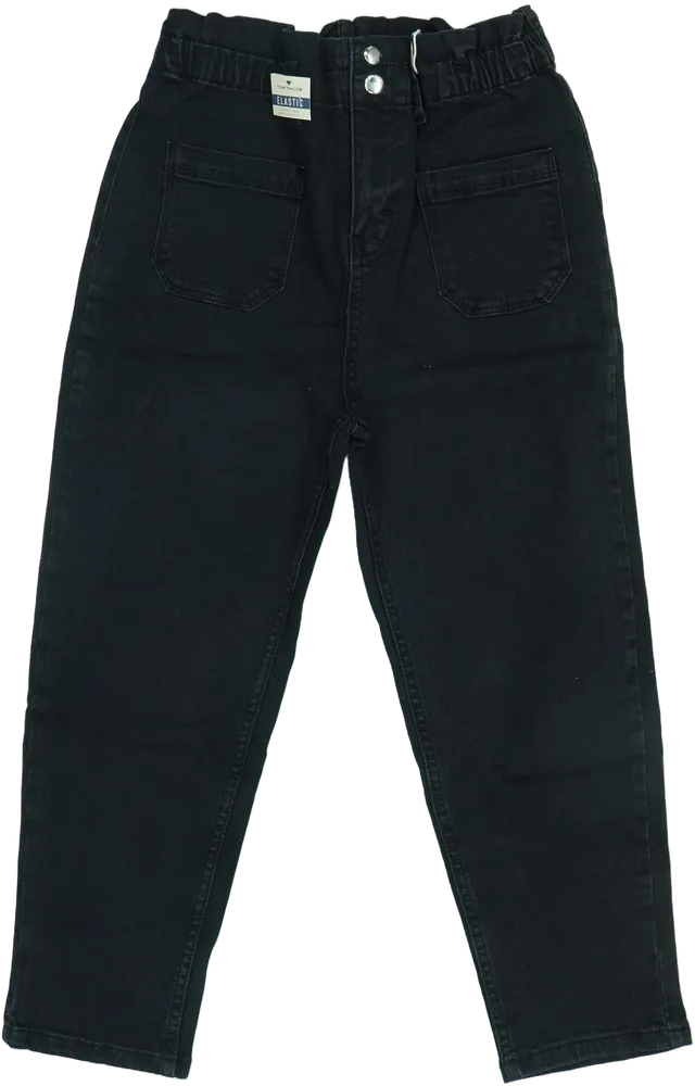 Fekete Tom Tailor Farmernadrág EU 134 / UK 9 év / US 9 év/L