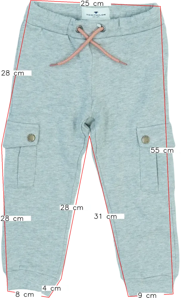 Szürke Tom Tailor Melegítőnadrág EU 98 / UK 3 év / US 3T