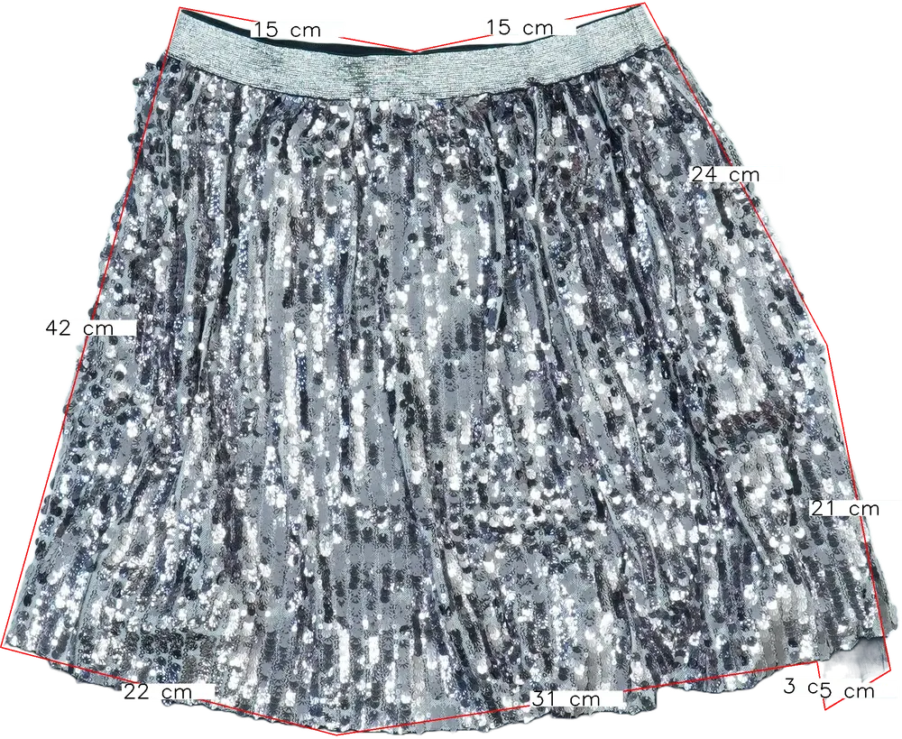 Ezüst Tom Tailor Szoknya EU 164 / UK 14 év / US 14 év/XL