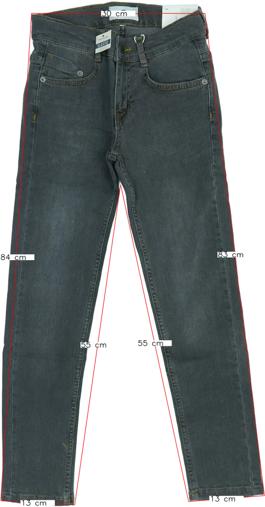 Szürke Tom Tailor Farmernadrág EU 134 / UK 9 év / US 9 év/L