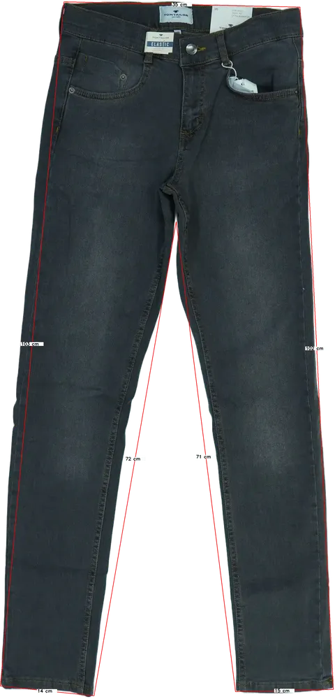 Szürke Tom Tailor Farmernadrág EU 170 / UK 15 év / US XL