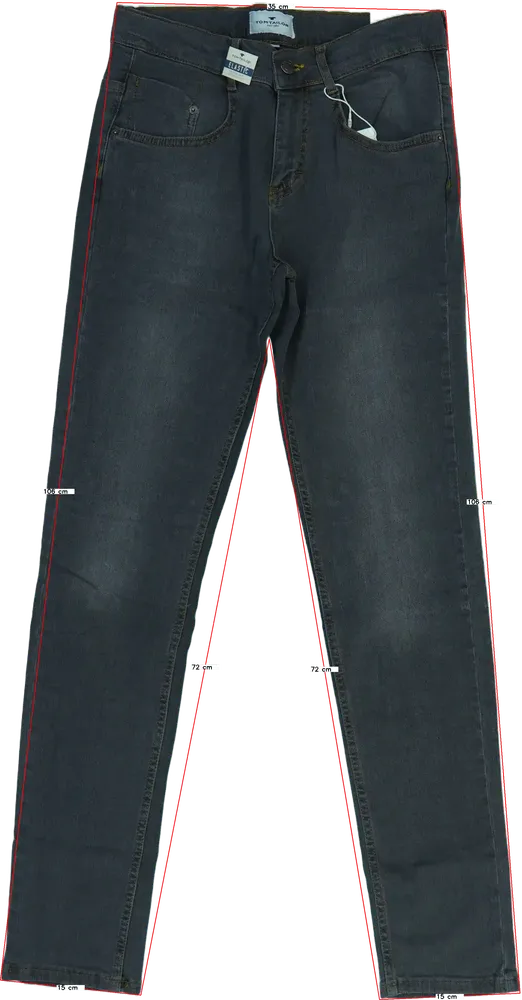 Szürke Tom Tailor Farmernadrág EU 176 / UK 16 év / US XL