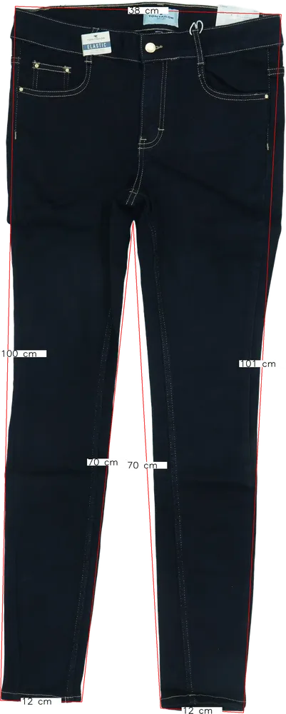 Fekete Tom Tailor Farmernadrág EU 170 / UK 15 év / US XL