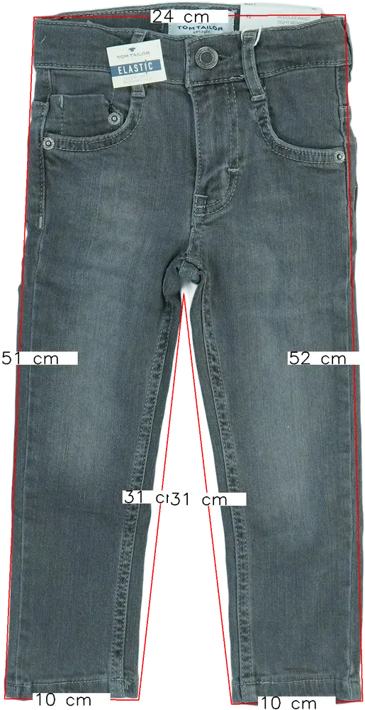 Szürke Tom Tailor Farmernadrág EU 92 / UK 2 év / US 2T