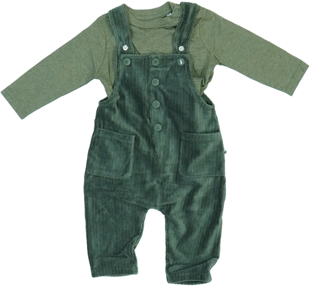 Green Topomini 2-piece set - Top &amp; Bottom EU 68 / UK 3-6 months / US 3-6 months