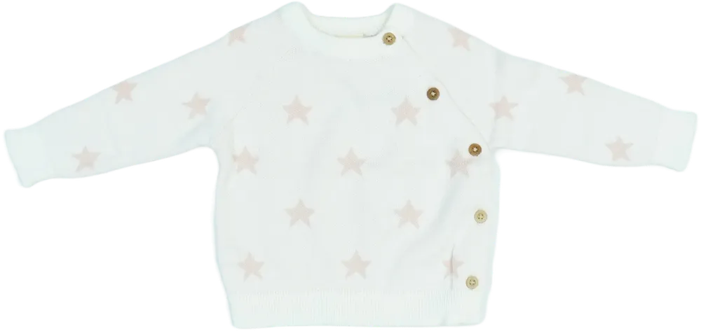 Rózsaszín Alana Kötött pulcsi EU 74 / UK 6-9 hónap / US 6-9 hónap