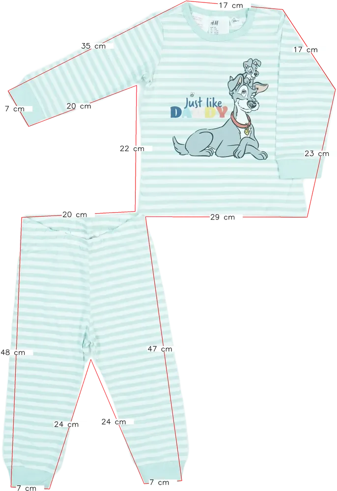 Zöld Disney Pizsama EU 80 / UK 9-12 hónap / US 12 hónap