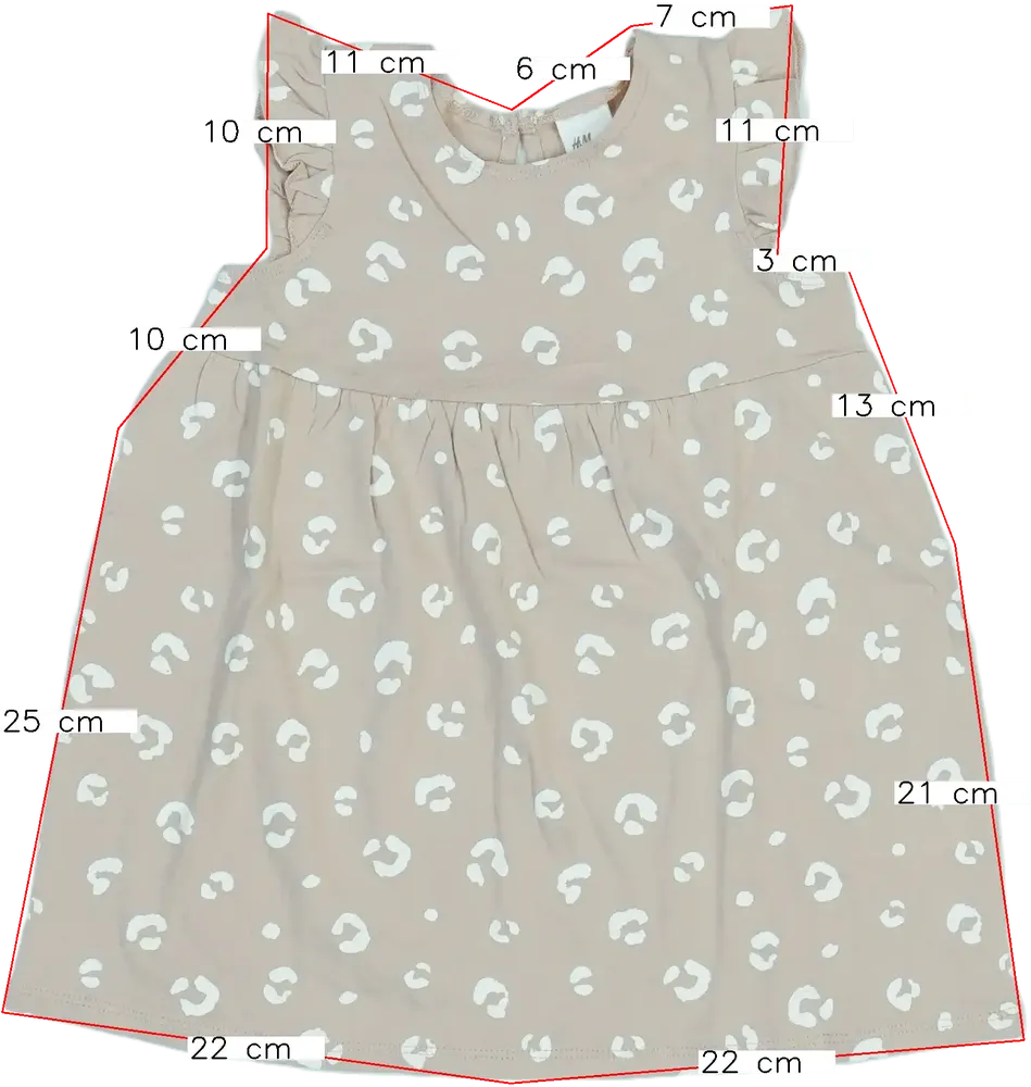 Rózsaszín H&amp;M Ruha EU 80 / UK 9-12 hónap / US 12 hónap