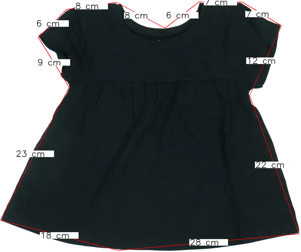 Fekete Next Tunika EU 98 / UK 3 év / US 3T