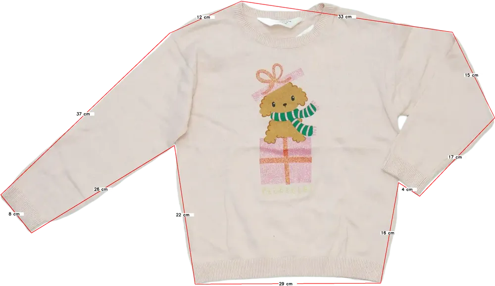 Rózsaszín H&amp;M Kötött pulcsi EU 116 / UK 6 év / US 6 év/S