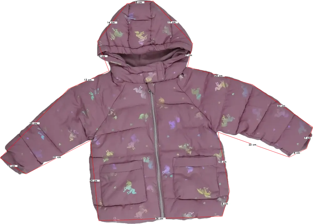 Rózsaszín Impidimpi Télikabát EU 104 / UK 4 év / US 4T/XS