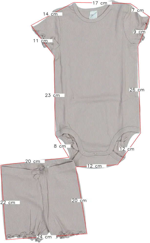 Rózsaszín H&amp;M 2 részes szett - Felsőruházat és nadrág EU 92 / UK 2 év / US 2T
