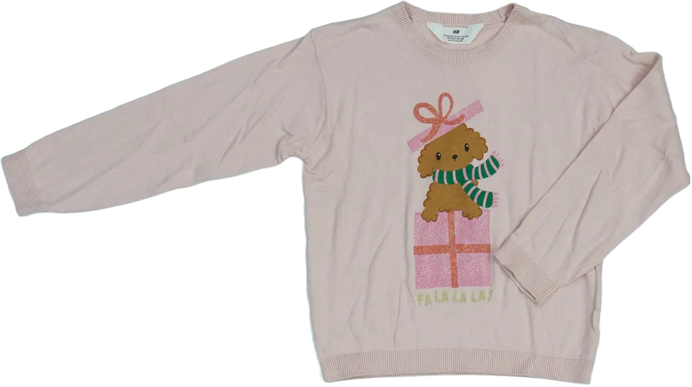 Rózsaszín H&amp;M Kötött pulcsi EU 128 / UK 8 év / US 8 év/M